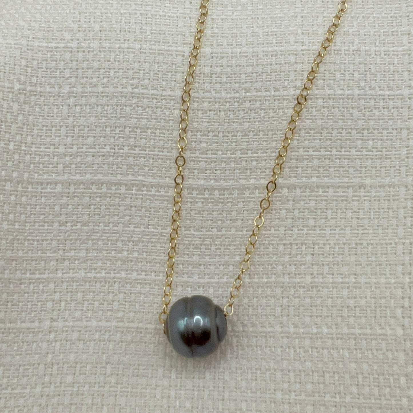 Tahitian Pearl Floating Necklace