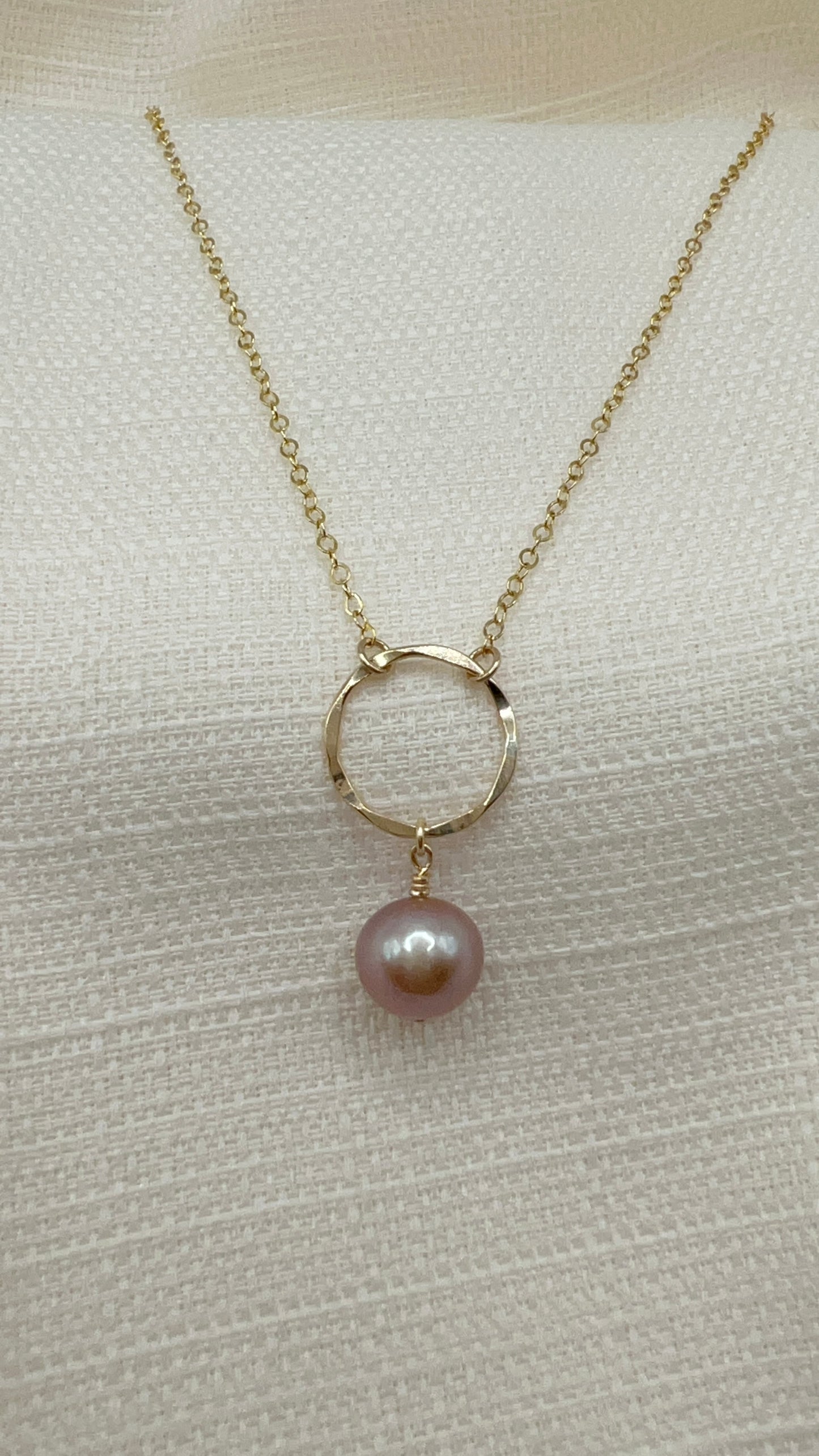 Edison Pearl Charm Necklace