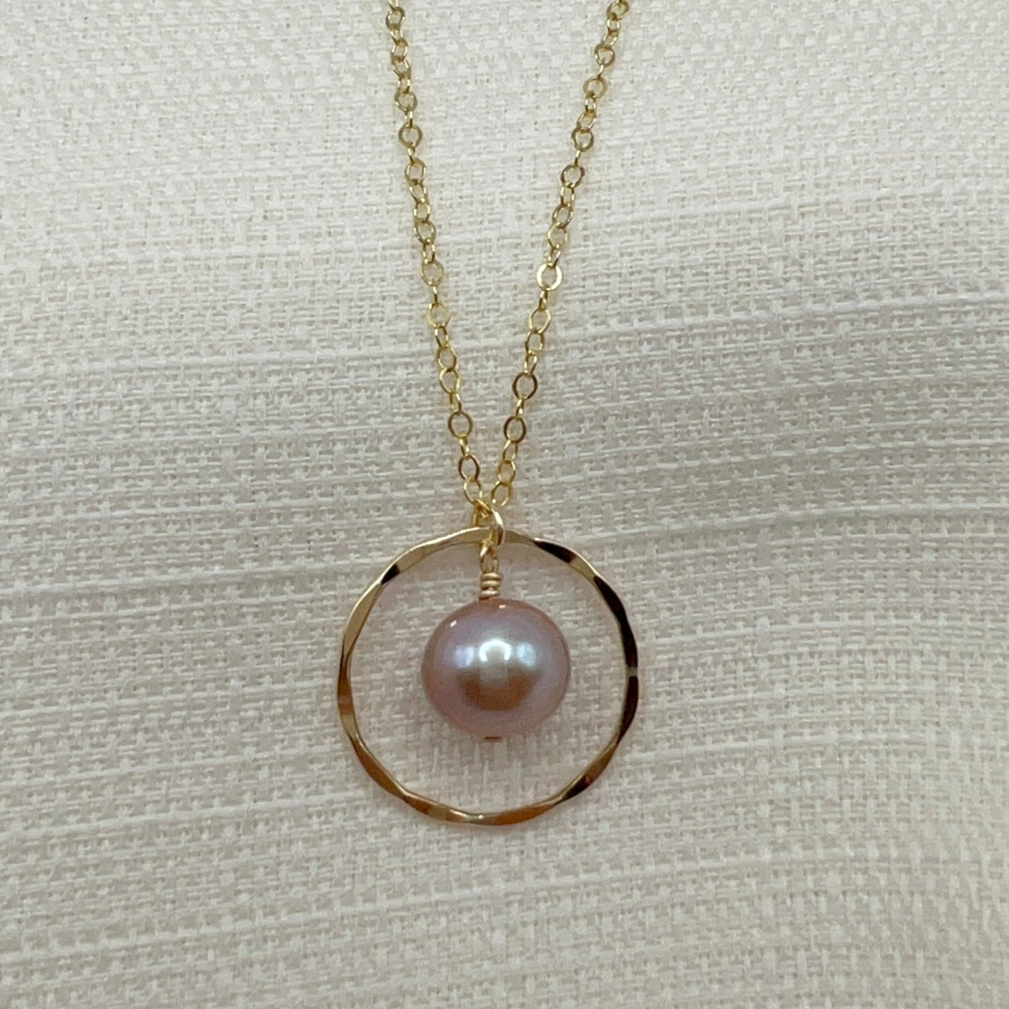 Edison Pearl Ring Necklace